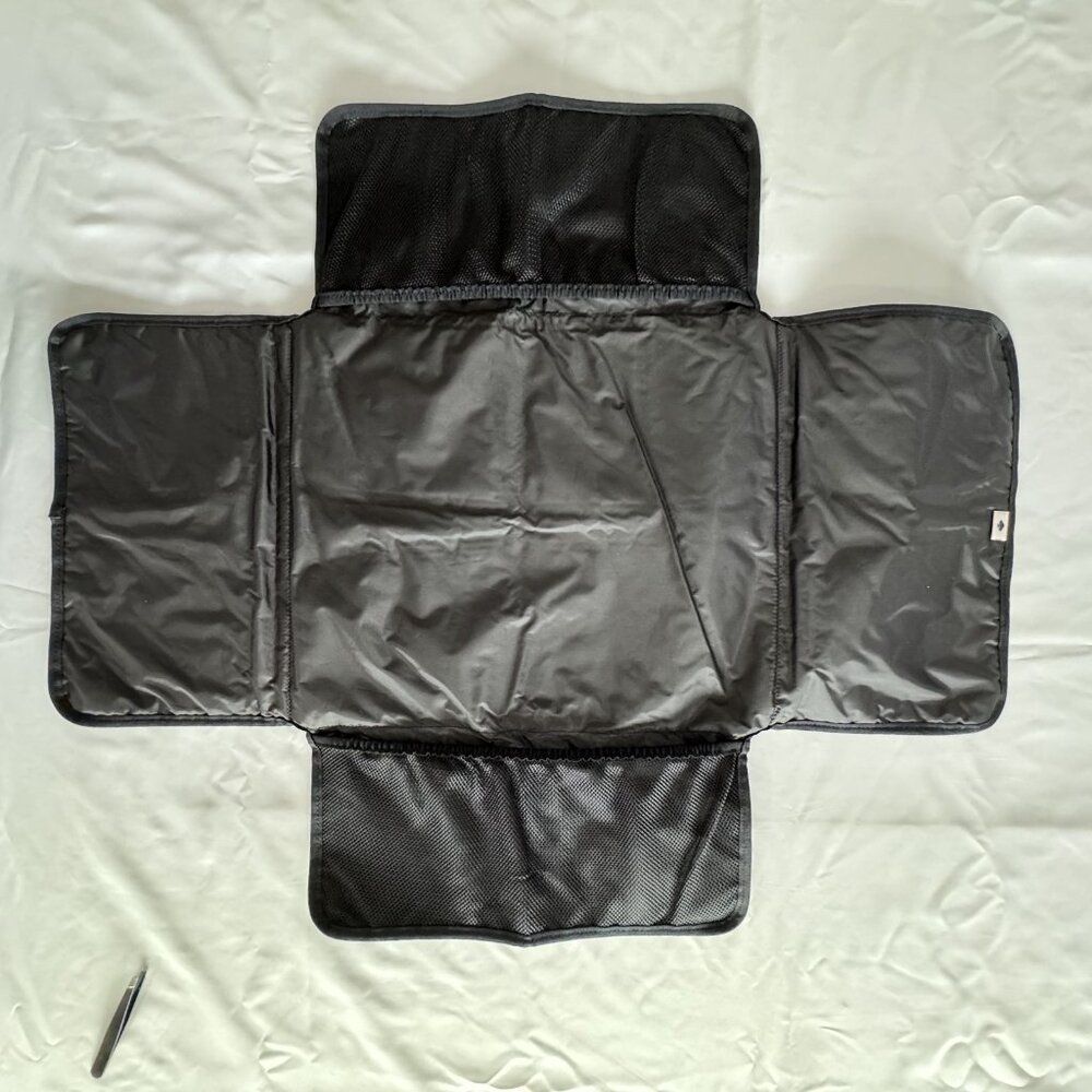 Kate Spade Black Nylon Foldable Travel Organizer Accessory Bag NWTB Multiple Poc - Picture 2 of 11